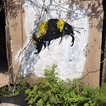 Bumble bee Mural